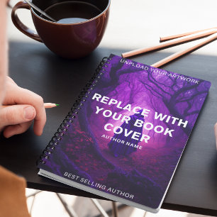 Custom Book Cover Promotional Author Notebook