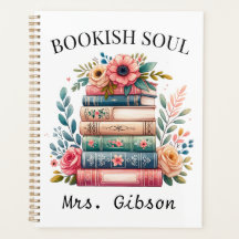Custom Bookish Soul Book Lover Gift Bookworm 