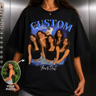 Custom Bootleg Rap Face Birthday Bachelorette Dog T-Shirt