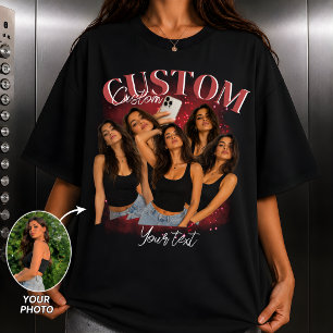 Custom Bootleg Rap Tee Girlfriend Face Personalise