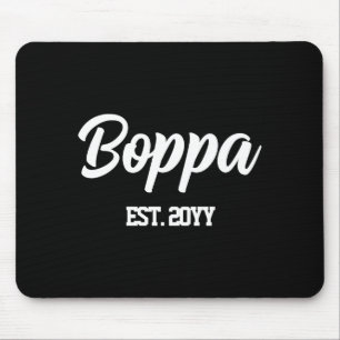 Custom Boppa Est Year Personalized Grandpa Gift T Mouse Pad