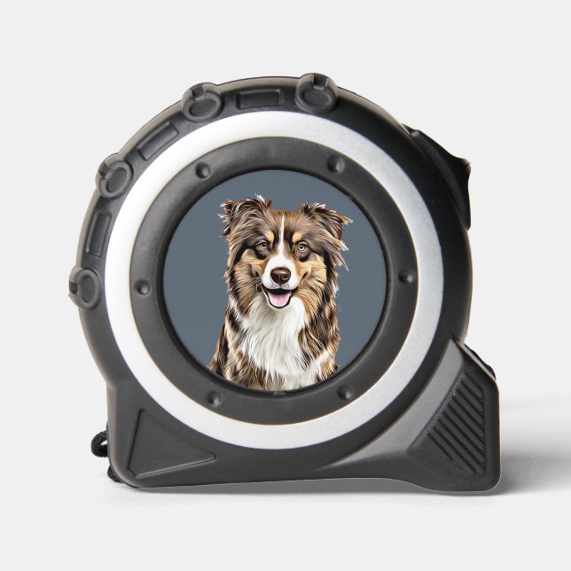 Custom Border Collie Dog Personalised Drawing 1 (Front)