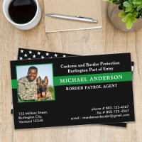 Custom Border Patrol Agent Federal Military Photo