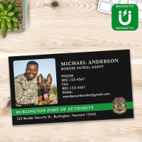 Custom Border Patrol Agent Military Photo Logo
