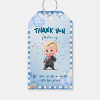 Custom Boss Baby Thank You Card Birthday Favor Tag