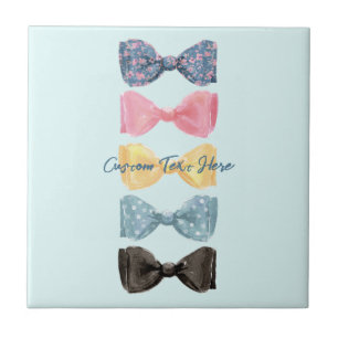 Custom Bow Ties Ceramic Tile