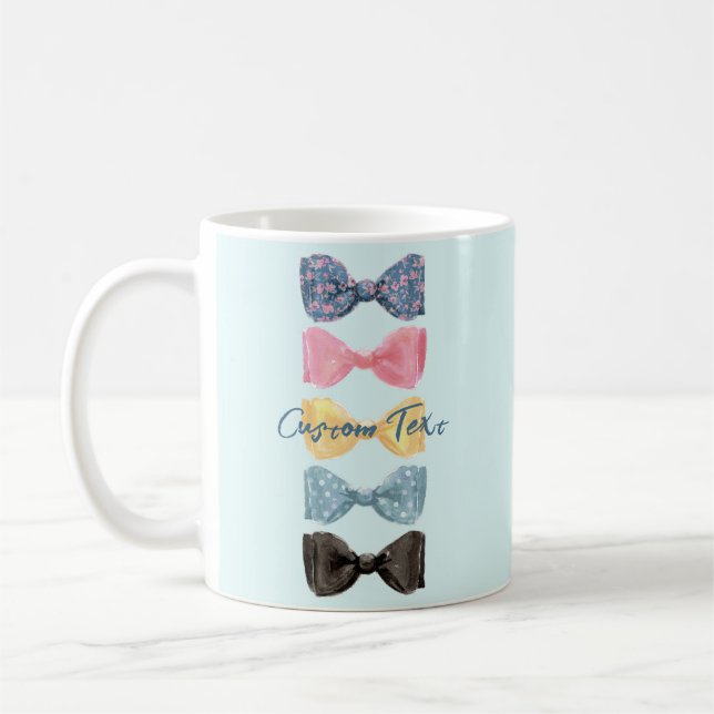 Custom Bow Ties Coffee Mug (Left)