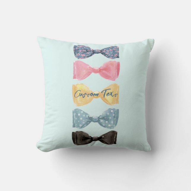 Custom Bow Ties Cushion (Front)