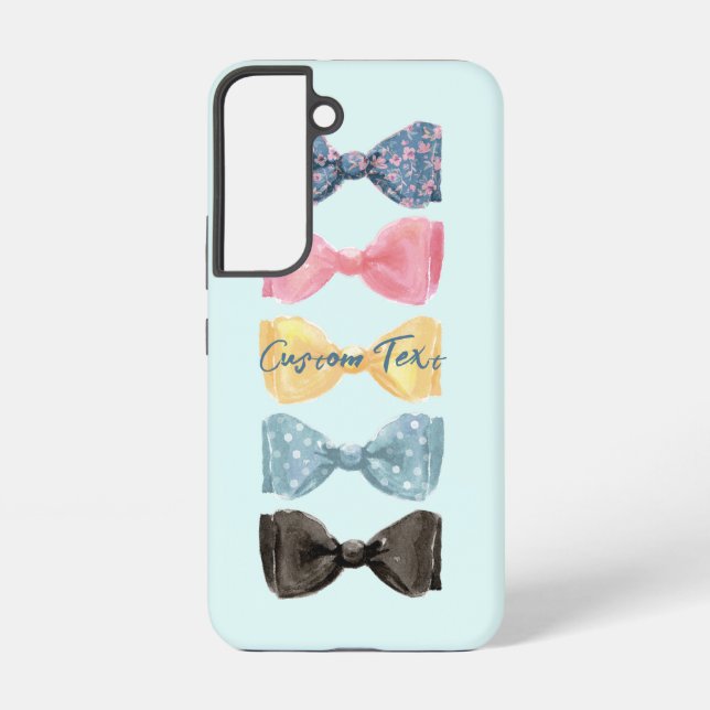 Custom Bow Ties Samsung Galaxy S22 Case (Back)