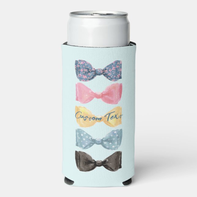 Custom Bow Ties Seltzer Can Cooler (Seltzer Front)