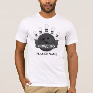 Custom Bowling Bowling Squad Bowling Team Name T-Shirt