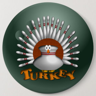 Custom Bowling Buttons Gifts