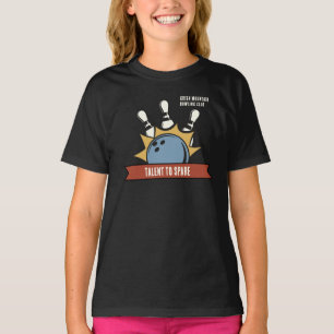 Custom Bowling School Club League Name  T-Shirt
