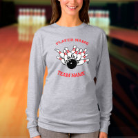 Custom Bowling Team Logo with Player & Team Name  