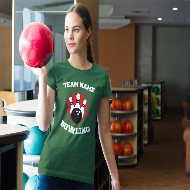 Custom Bowling Team Name T-Shirt (Creator Uploaded)