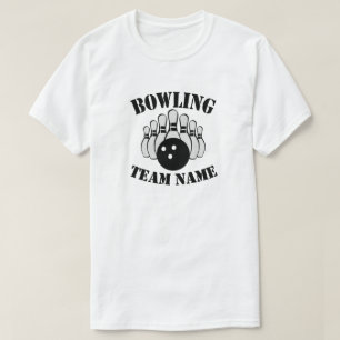 Custom Bowling Team  T-Shirt
