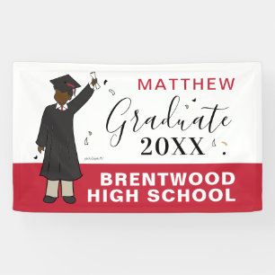 Custom Boy Avatar   High School Graduation Banner
