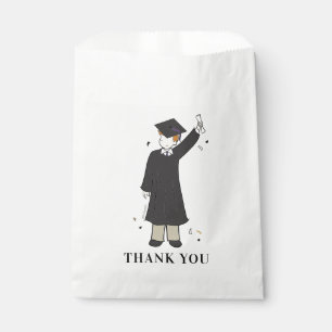 Custom Boy Avatar   High School Graduation Favour  Bag