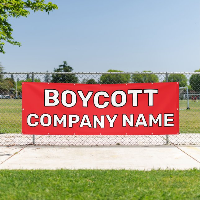 Custom Boycott Banner (Insitu)
