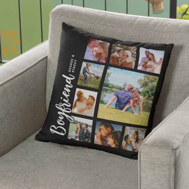 Custom Boyfriend Photo Collage Cushion (Creator Uploaded)