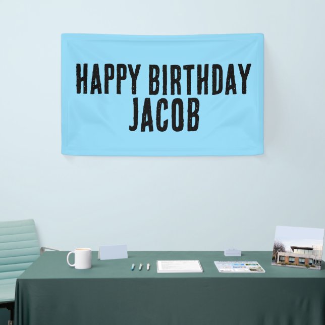 CUSTOM BOYS BIRTHDAY PARTY  BANNER BANNERS (Tradeshow)