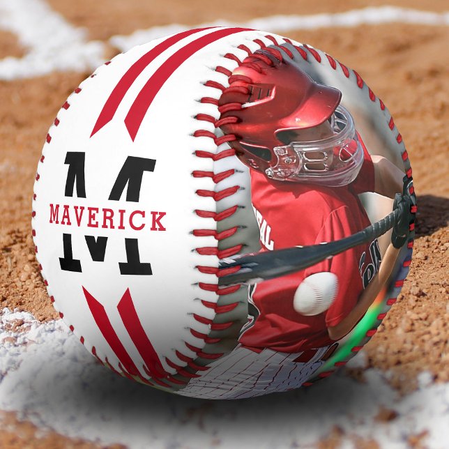 Custom Boys Name Sports Player Photo Baseball (Creator Uploaded)