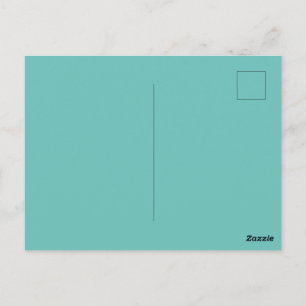 Custom Brand Light Teal Picture-Perfect Standard Postcard