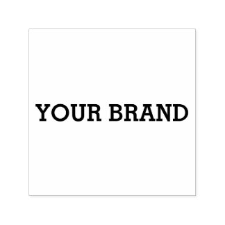 Custom Brand Name Business Rubber Stamp