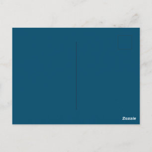 Custom Brand Ocean Blue Picture-Perfect Standard Postcard