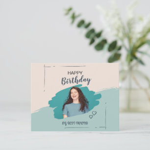 Custom Branded Aesthetic Happy Birthday Holiday Card