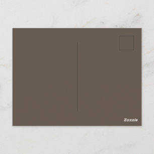 Custom Branded Brown Picture-Perfect Standard Postcard