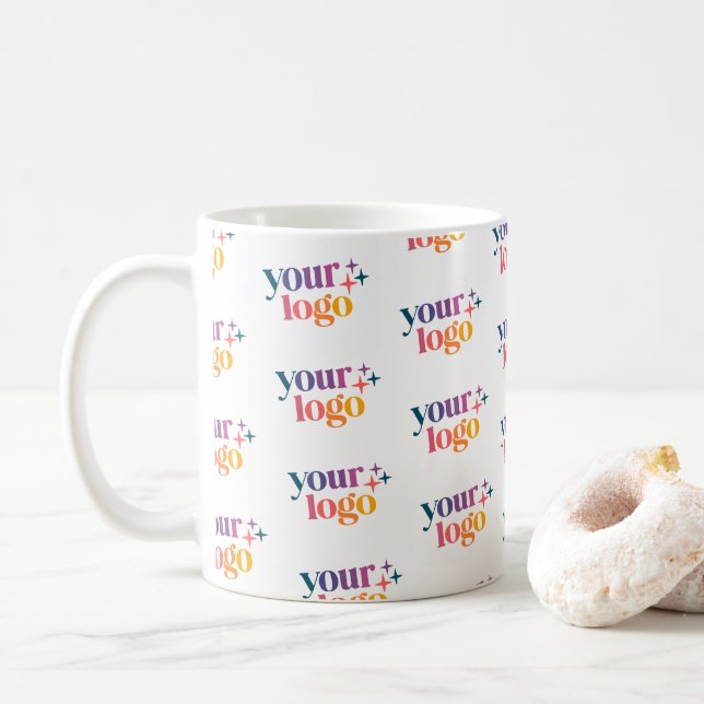 Custom Branded Business Logo Mug (With Donut)