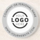 Custom Branded Business Logo Promotional Grey Coaster<br><div class="desc">Create your own personalised coaster with your own company logo or custom image. Customised promotional coasters with your business logo are great for corporate dinner events, or any event where branded coasters would be ideal. If you have a restaurant, bar, catering company, or other food and beverage service business, this...</div>
