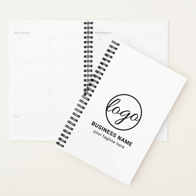 Custom Branded Company Promotional Logo Business Planner (Display)