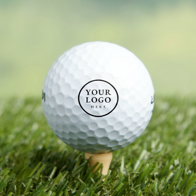 Custom Branded Corporate Gifts Business Logo Golf Balls (Insitu Tee)