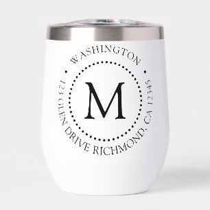 Custom Branded Dot Frame Monogram