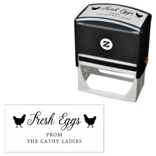 Custom Branded Farmhouse Egg Carton Stamp