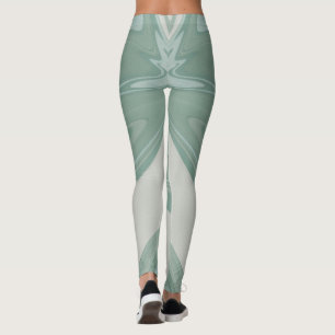 Custom Branded Huge Modern Daisy Capri Leggings
