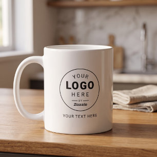 Custom Branded Logo Business Coffee Mug