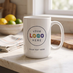 Custom Branded Logo Business Coffee Mug