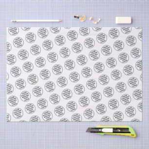 Custom Branded Logo Business Company Packaging Tissue Paper