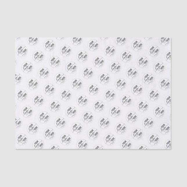 Custom Branded Logo Business Company Packaging Tissue Paper (Front)