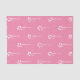 Custom Branded Logo Business Promotional Pink Tissue Paper