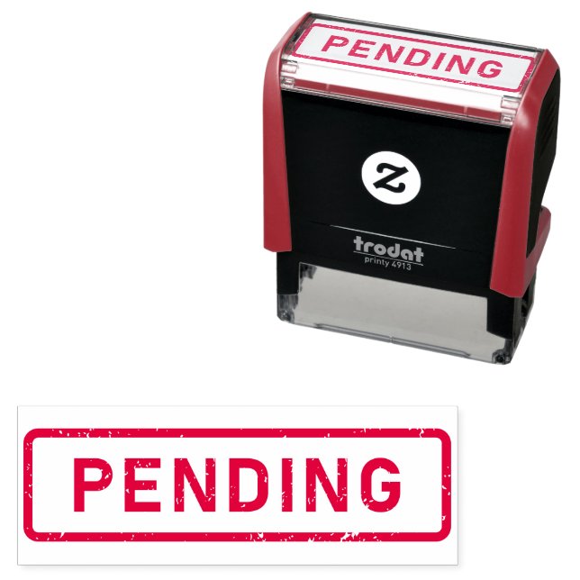 Custom Branded PENDING | Basic Office or Business  Self-inking Stamp (In Situ)