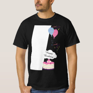 Custom Branded Purple Fun Happy Birthday T-Shirt