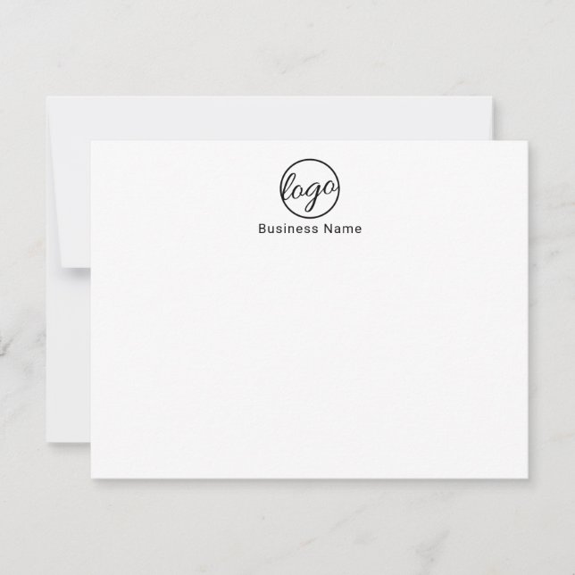 Custom Branded Simple Company Business Logo Card (Front)