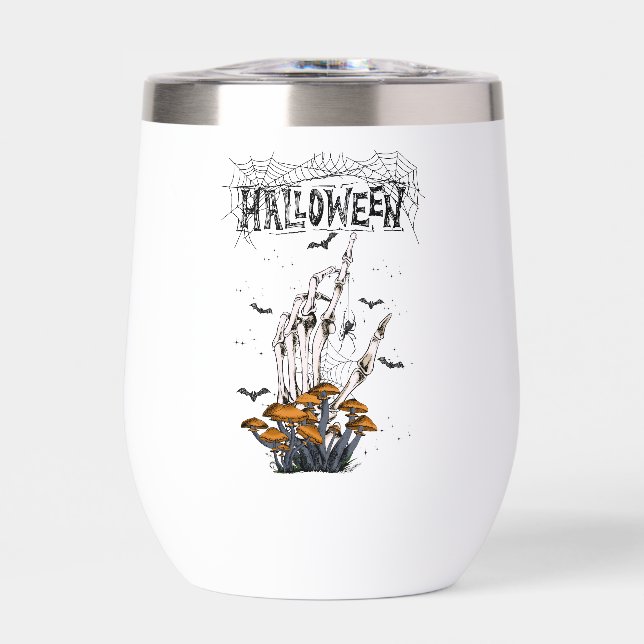 Custom Branded White Modern Halloween  (Front)