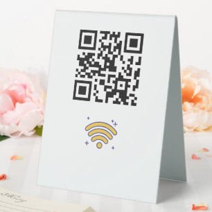 Custom Branded Wifi Network QR Code Modern