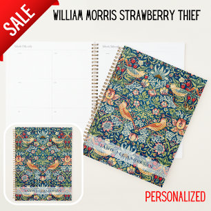 Custom Branded William Morris Birds Pattern Planner