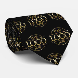 Custom Branding Business Logo Pattern Promotional Tie